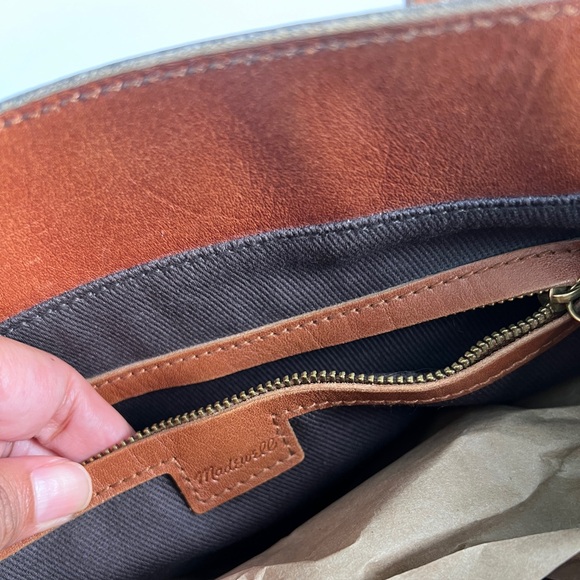 Madewell The Medium‎ Transport Tote Printed Calf Hair Edition Pecan M6314 Bag - Picture 7 of 7